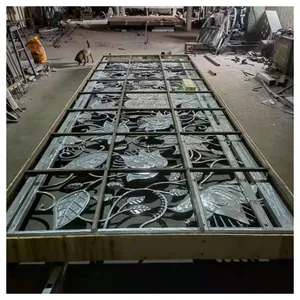 Luxury Steel Metal Driveway Gates Wrought Iron Gate Aluminum Gate Design China thumbnail-3