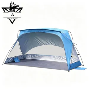 Manufacture UPF50+ 2-3 Person Sunshade Beach Canopy Shelter Tent Umbrella thumbnail-1