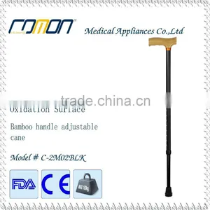 Walking Stick Cane Bamboo Handle thumbnail-1