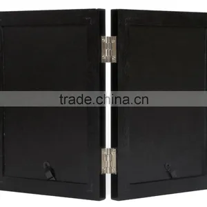 Elegant Black Hinged Picture Frame With Glass Front thumbnail-3