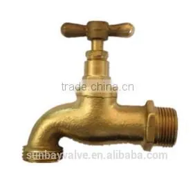 Brass Polished Bibcock With Brass Color thumbnail-1
