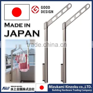 Best-selling and Functional Clothes Drying Rack Height Adjustable Made in Japan thumbnail-1