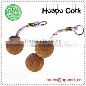Cork Ball Key Ring thumbnail-1