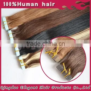 Express Blue Tape Hair Extension,100% Brazilian Remy Hair Extension Wholesale thumbnail-3