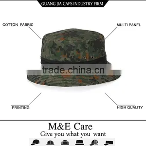 Stylish Camouflage Print Custom Camo Bucket Hat thumbnail-1