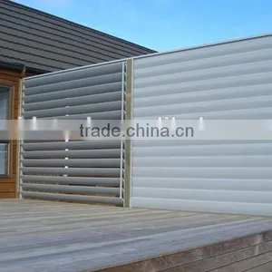 Powder White Painted Aluminum Extrusion Frame for Lourve Door thumbnail-1