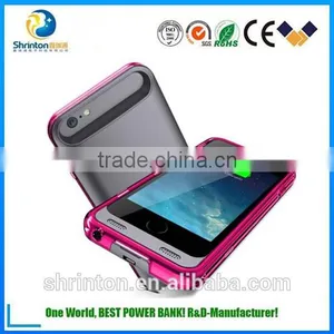 External Protective Charger Case / Charging Case Extended Backup Battery Pack Cover Case For Iphone5/5S/6 thumbnail-3