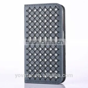 Colorful Laser Carving Case Hollow Out Leather Case for Samsung S7 thumbnail-3