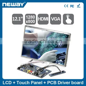 Raspberry pi Lcd Moitor 12.1inch Linux Resistive Touch SKD Lcd Screen Module thumbnail-2