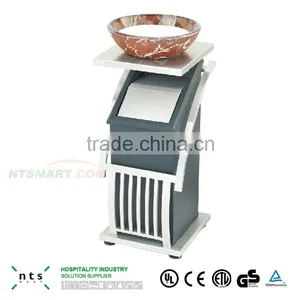 Hotel Lobby Stainless Steel Trash Bin thumbnail-3