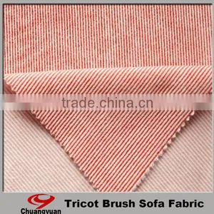 Wholesale Tricot 100 Polyester Fabric With Cation Material For Sofa Upholstery Fabric Manufactory thumbnail-1