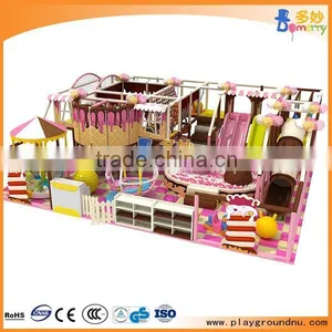 Indoor Playground Systems With Carousel thumbnail-1