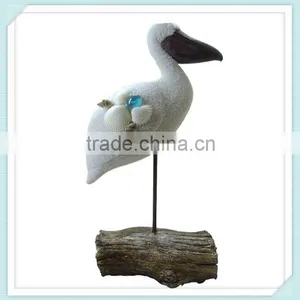 Polyresin Seagull With Shells Wing Crafts for Home Decor thumbnail-2