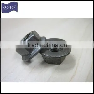 1/2"-20 Hex Flange Nuts, Serrated Nuts UNF on Stock thumbnail-3
