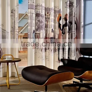 Factory Price Printed Curtain Fabric thumbnail-5