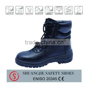 Genuine Leather pu Injection Steel Toe Safety Shoes thumbnail-1