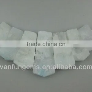 A Grade Hemimorphite Rectangle Freeform Beads for Necklace thumbnail-1