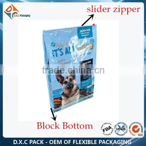Factory Price Slide Zip Lock Plastic Bag For Dog Food thumbnail-4