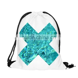 Brand New Hot Sale Custom 3D Print X Promotion Kids Drawstring Backpack Wholesale thumbnail-4