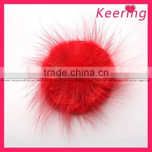 Beautiful Fur Pom Poms Ball Embellishments for Cloth WPH-1516 thumbnail-1