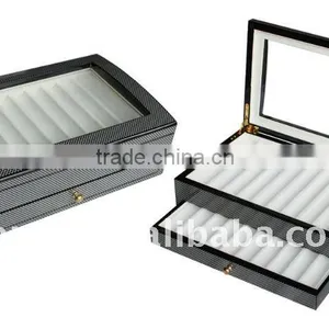 Wooden Fountain Pen Display Box With Window For Wholesale thumbnail-1