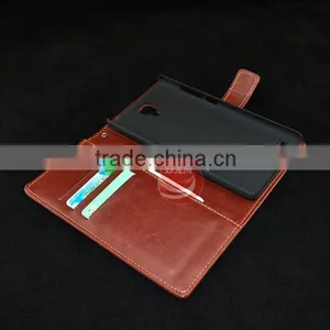 Luxury Crazy Horse Wallet Leather Case for Xiaomi Redmi Note Case With Card Slots thumbnail-5