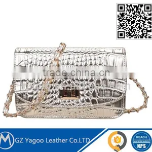 High Standard Sexy Mini Shoulder Bag Clutch Croco Bag thumbnail-5