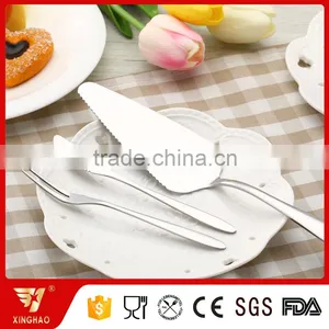 High Quality SS201Cake Server Fruit Fork and Knife for Party thumbnail-2