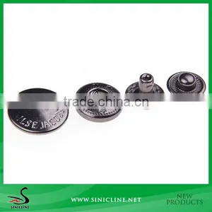 Sinicline Wholesale Fashion Custom Metal Snap Button for Jacket 16mm thumbnail-1