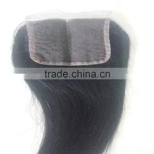 Express Hair Cheap Body Wave 100%peruvian Virgin Hair Middle Parting Lace Front Closure thumbnail-1