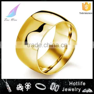 Gold Plated Jewelry Stainless Steel Ring Dubai Gold Ring Designs thumbnail-1