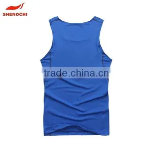 Simple Design Comfortable High Quality Custom Wholesale Gym Singlets thumbnail-2