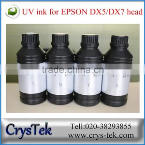 CRYSTEK China Manufacturer UV Ink for Large Format LED UV Flatbed Printer thumbnail-1