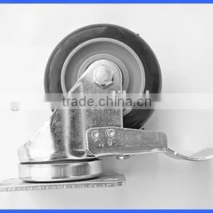 Flight Case Braked Swivel Castor With Bearing thumbnail-4