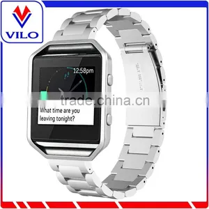 HOCO Stainless Steel Watch Band / Replacement Wrist Band/ Strap for Fitbit thumbnail-1