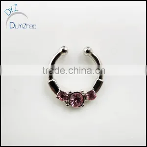 Fashion Septum Clicker Nose Ring Septum Piercing for Indian thumbnail-1