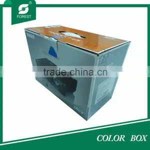 COLOR PAPER BOX WITH MATT LAMINATION,BOX WITH HANDLE thumbnail-1