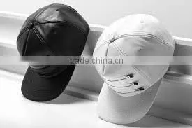 Lambskin Leather Snapback Cap thumbnail-1