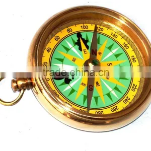Brass Locket Compass -Gift Compass - Pocket Compass 13498 thumbnail-1