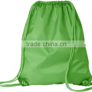 Liberty Bags Large Nylon Drawstring Backpack Shopping Gym Bag Portable thumbnail-1