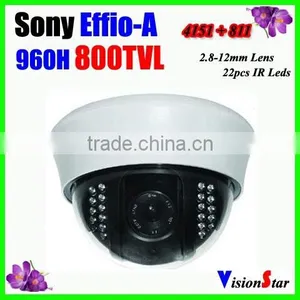 22pcs IR Led Camera Night Vision Mini Wireless CCTV Camera 2.8-12mm Lens Varifocal Camera With 0.001Lux Hidden Camera Sensor thumbnail-1