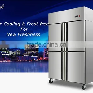 C3 900L 4-door Double-temperature Upright Commercial Refrigerator Freezer for Restaurant thumbnail-6