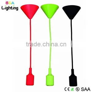 UL E26 Socket Silicone Pendant Lighting Parts With Plastic Canopy thumbnail-4