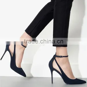 Temperament Leather Wholesale Leather Sandals 100% Handmade High Heel Shoes for Girl thumbnail-4