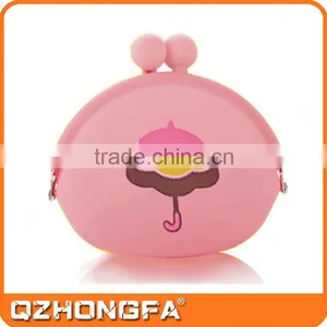 2015 Cheap Promotional Candy Color Silicon Zipper Coin Purse thumbnail-2