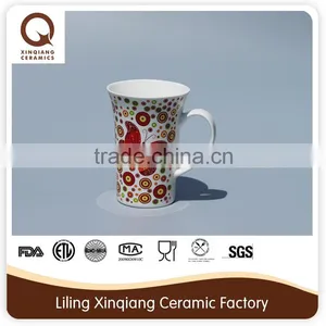 Li Ling Ceramic Factory Sale Cheap Ceramic Mug With Spoon thumbnail-1