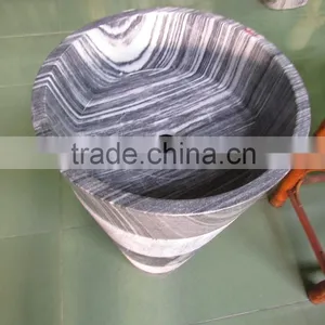 Marble Sink Pedestals and Basins Marble Stone From Vietnam thumbnail-1