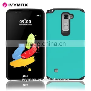 TPU Case Manufacturer Guangzhou Dual Layer Slim Armor Combo Case for LG Stylo2 Plus MS550 K530 K536 thumbnail-1