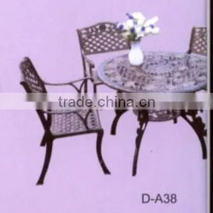 Wrought Cast Iron Garden Chairs thumbnail-1