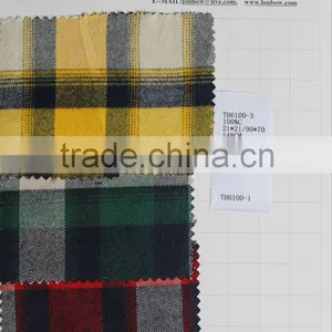 High Quality 100%cotton Check Shirts Fabric for Uniform thumbnail-1